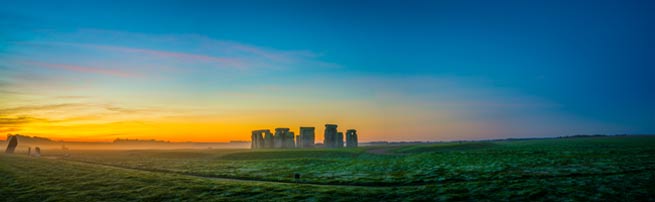 stonehenge at sunrise