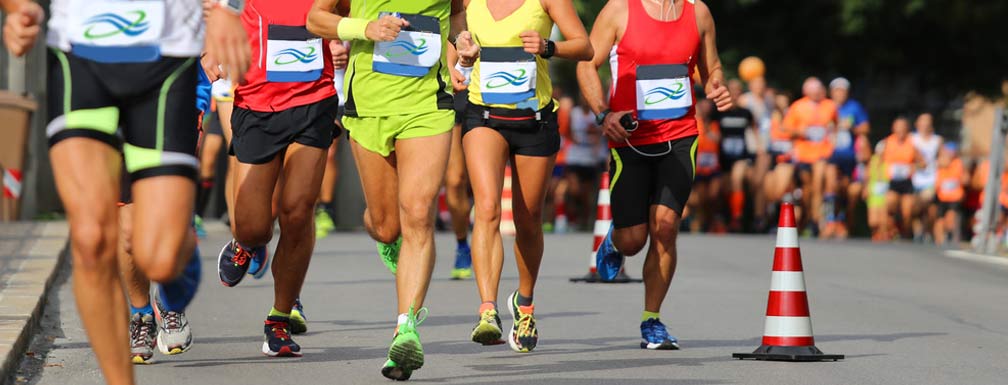 london marathon runners 